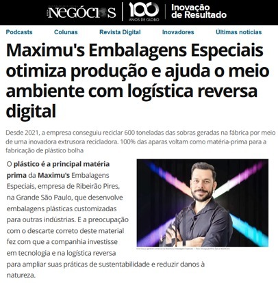 Maximu’s é destaque em reportagem na Época Negócios